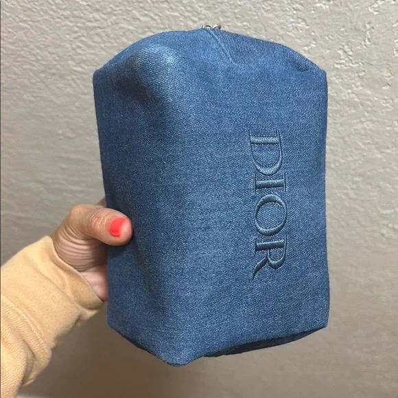 Dior Denim Blue Pouch - Picture 2 of 8